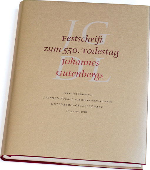 Cover of Gutenberg Jahrbuch 2018