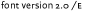 Font versie