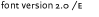 Font versie