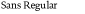 Sans Regular