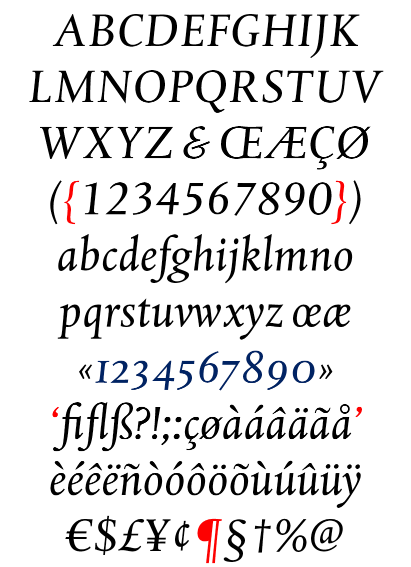 DTL Albertina Book Italic