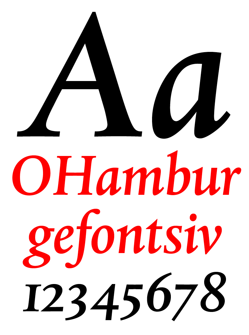 DTL Albertina Medium Italic