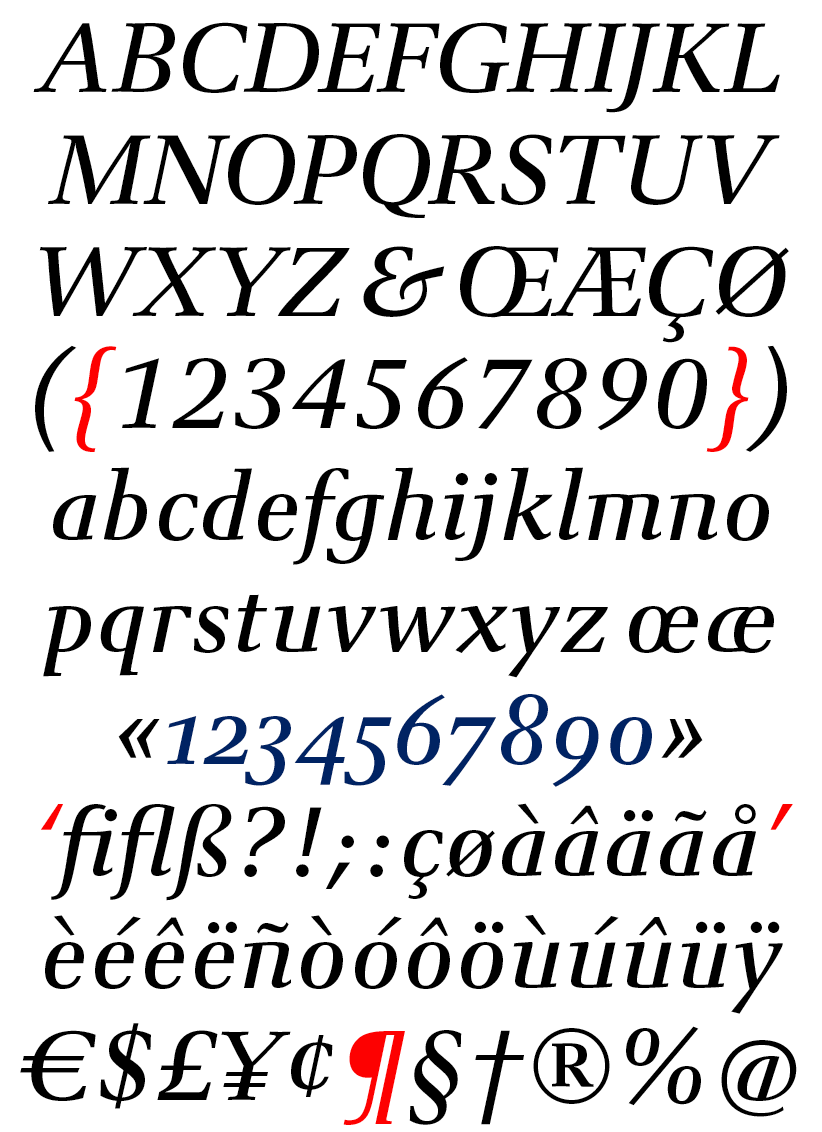 DTL Antares Book Italic