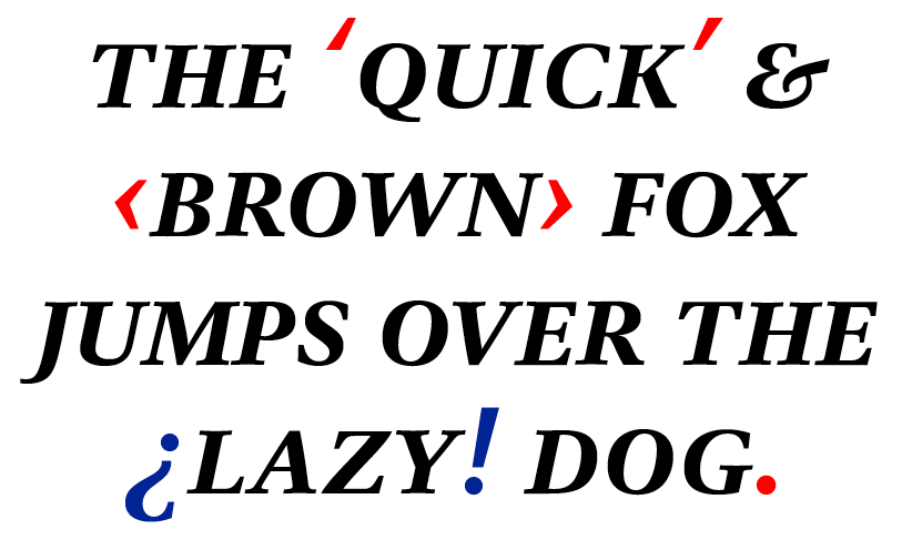 DTL Antares Caps Medium Italic