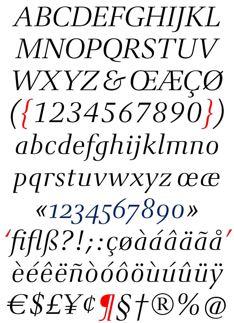 DTL Antares Light Italic