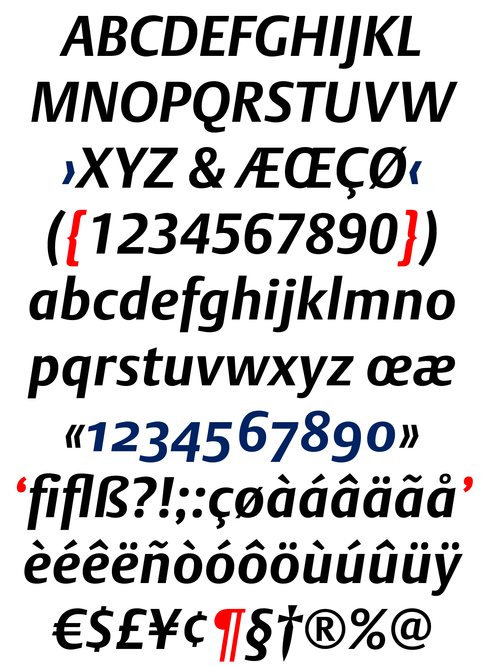 DTL Argo Bold Italic