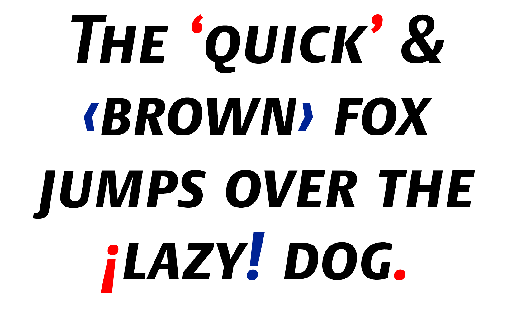 DTL Argo Caps Bold Italic