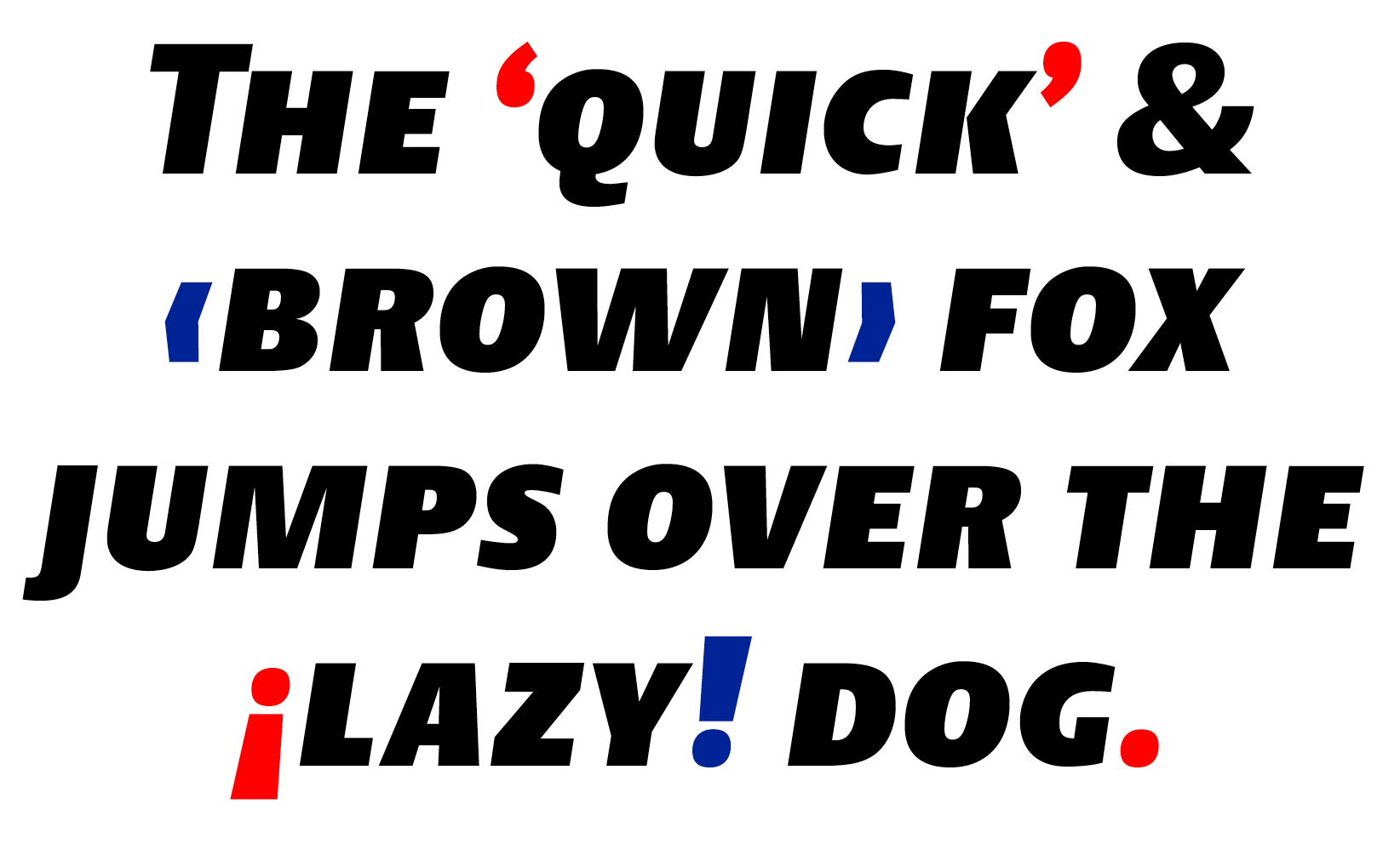 DTL Argo Caps Heavy Italic