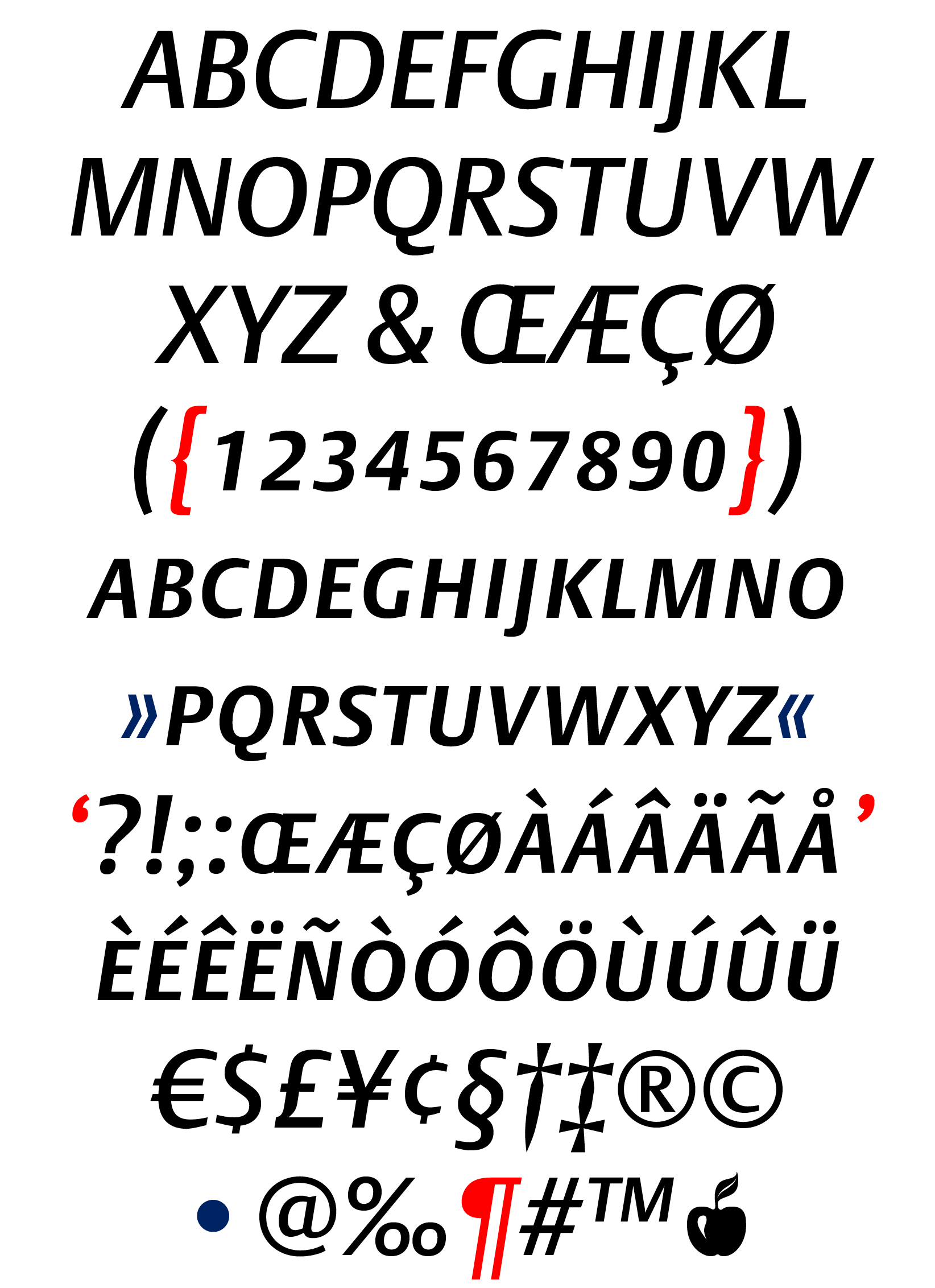 DTL Argo Caps Medium Italic