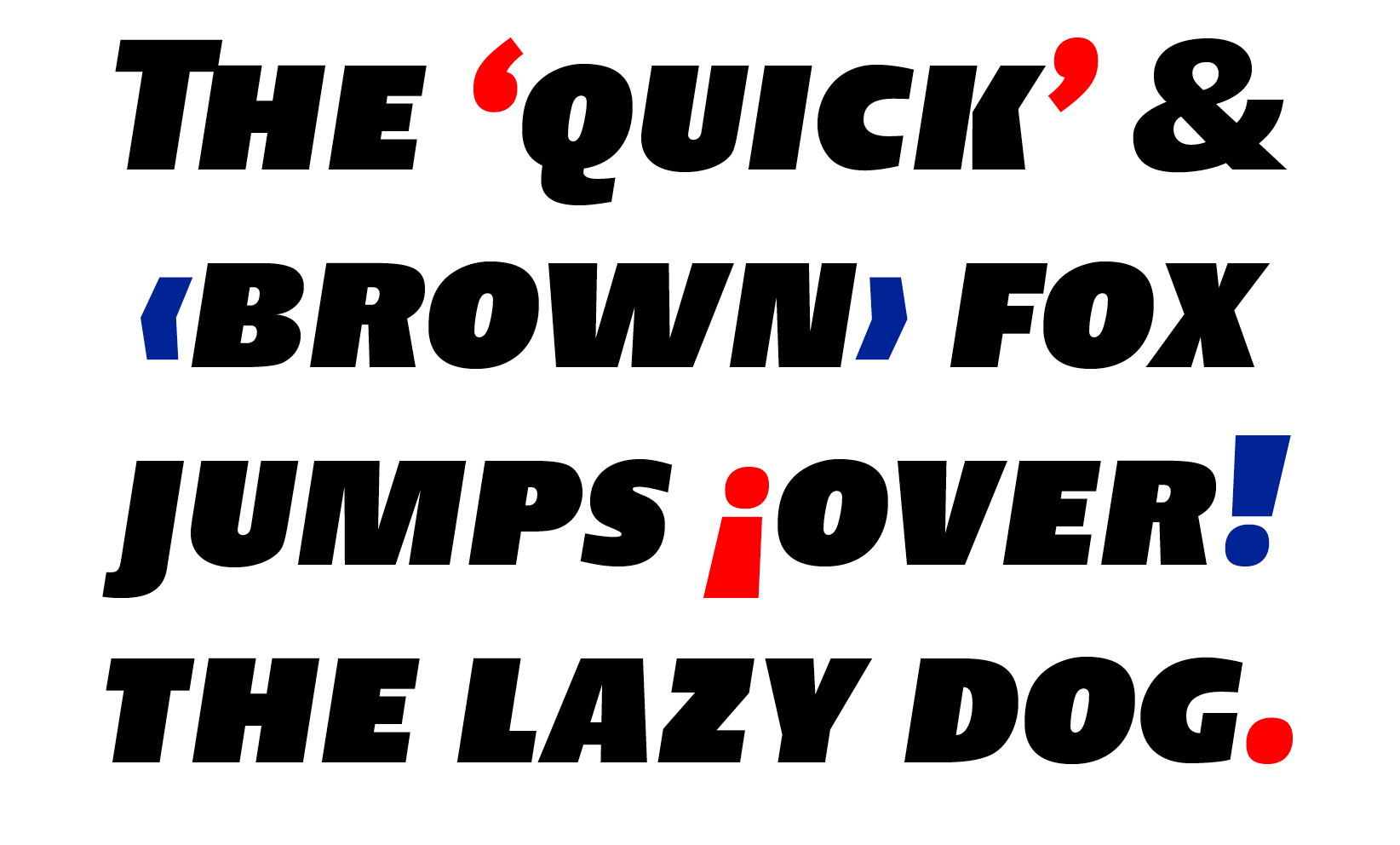 DTL Argo Caps Ultra Heavy Italic