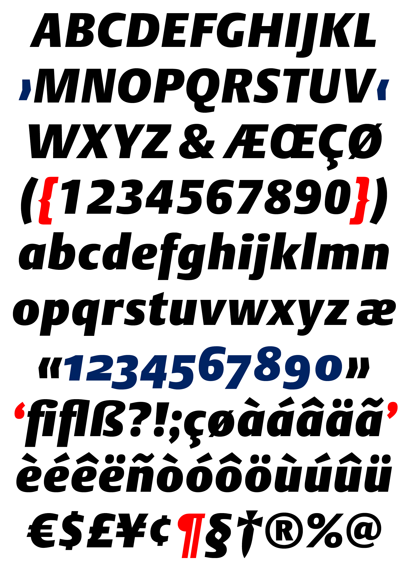 DTL Argo Ultra Heavy Italic