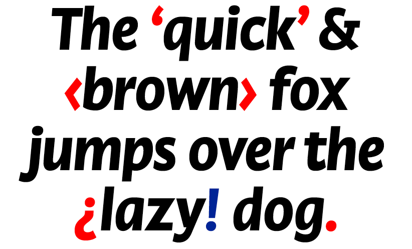 DTL Caspari News Display Bold Italic