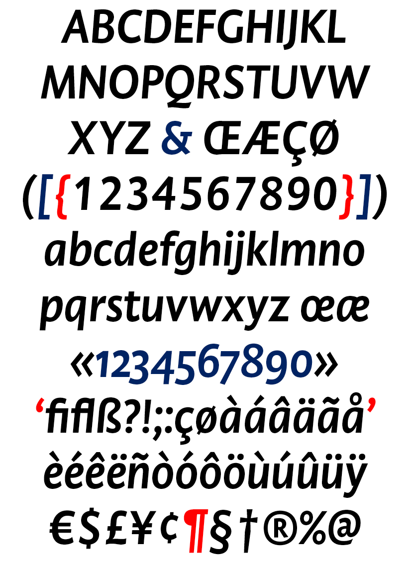 DTL Caspari News Display Medium Italic