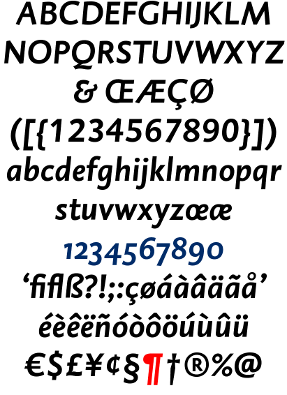 DTL Caspari | Bold Italic