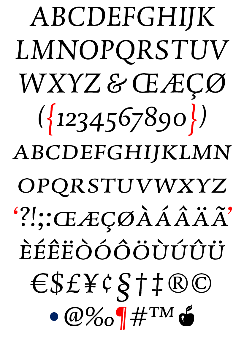 DTL Dorian Caps Regular Italic
