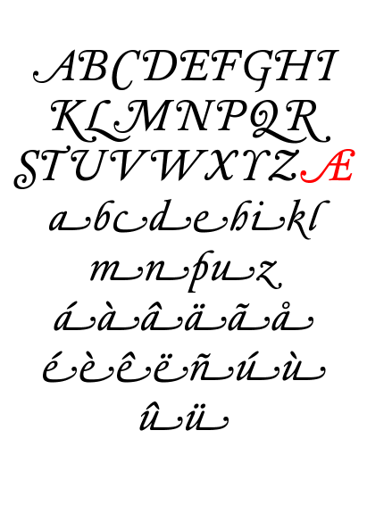 DTL Elzevir Swash Book Italic