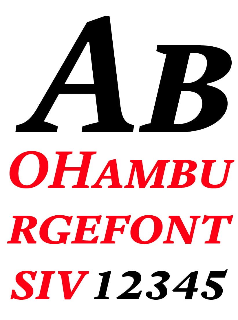 DTL Estuary Caps Bold Italic