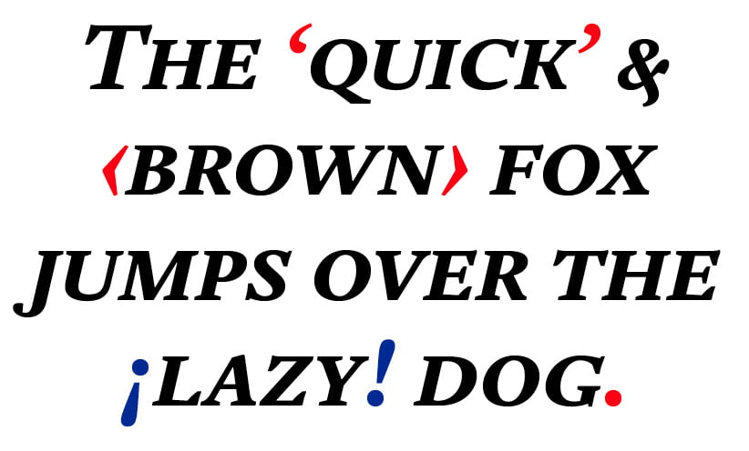 DTL Estuary Caps Bold Italic
