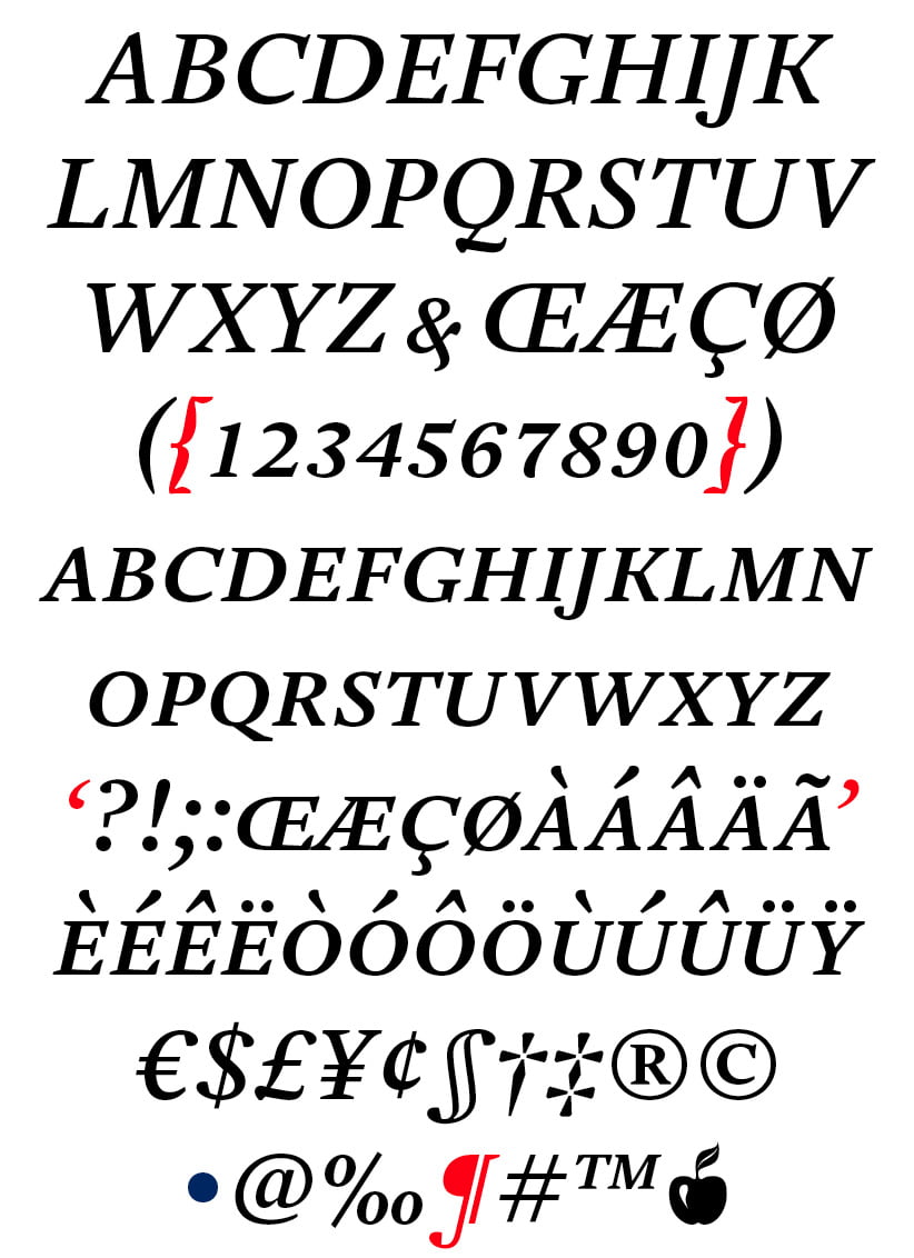 DTL Estuary Caps Medium Italic