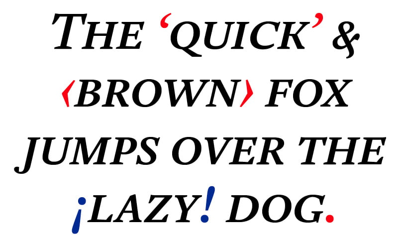 DTL Estuary Caps Medium Italic