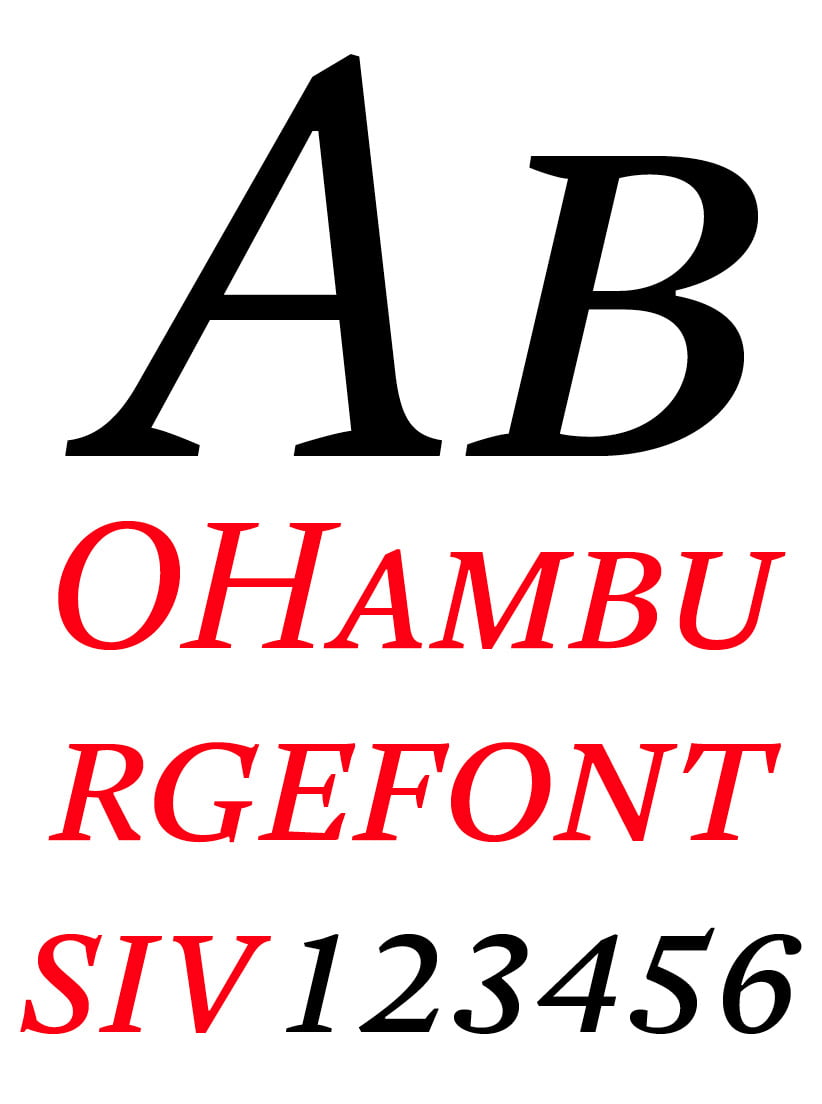 DTL Estuary Caps Regular Italic