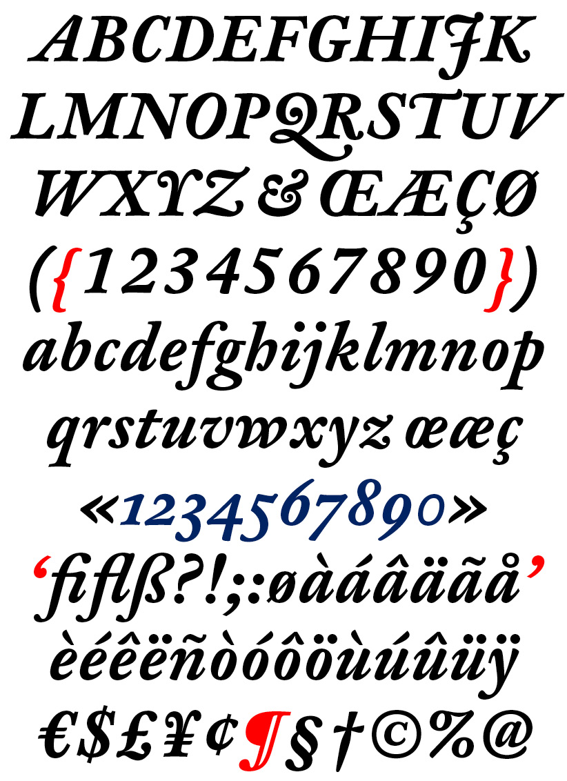 DTL Fell Text Bold Italic