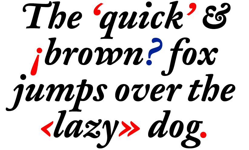 DTL Fell Text Bold Italic