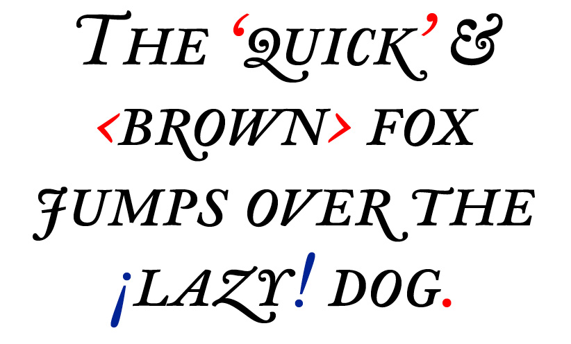 DTL Fell | Text Caps Regular Italic