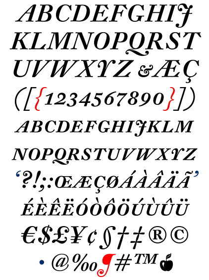 DTL Fleischmann Display Caps Medium Italic