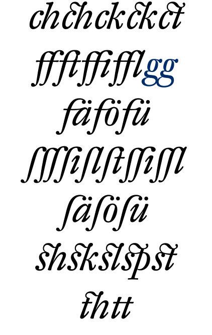 DTL Fleischmann | Text Alternate Italic