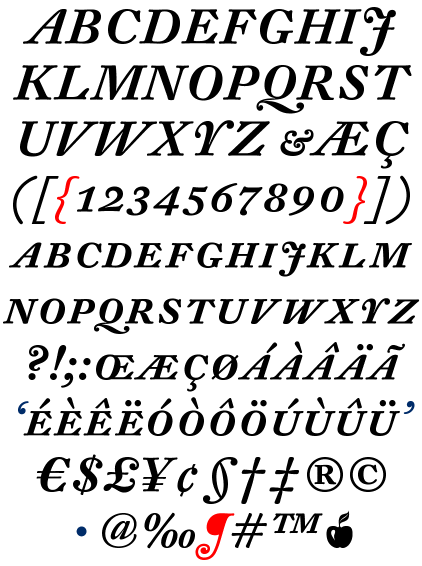 DTL Fleischmann | Text Caps Medium Italic