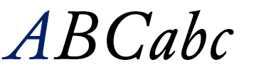 DTL Elzevir Book Italic