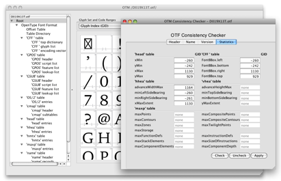 DTL OTMaster's OTF Consistency Checker
