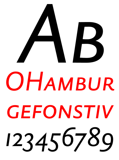 DTL Haarlemmer Sans Caps Regular Italic