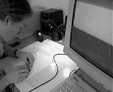 Manual digitizing in IKARUS format