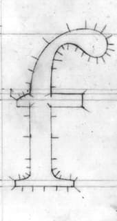 Pencil drawing for DTL Fell with IKARUS markings