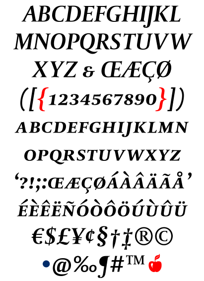 DTL Paradox Caps Bold Italic