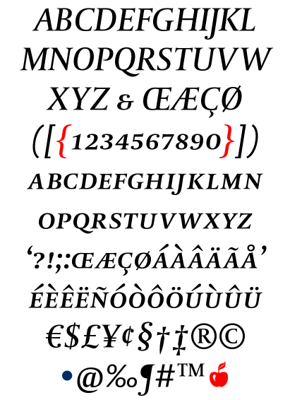 DTL Paradox Caps Medium Italic