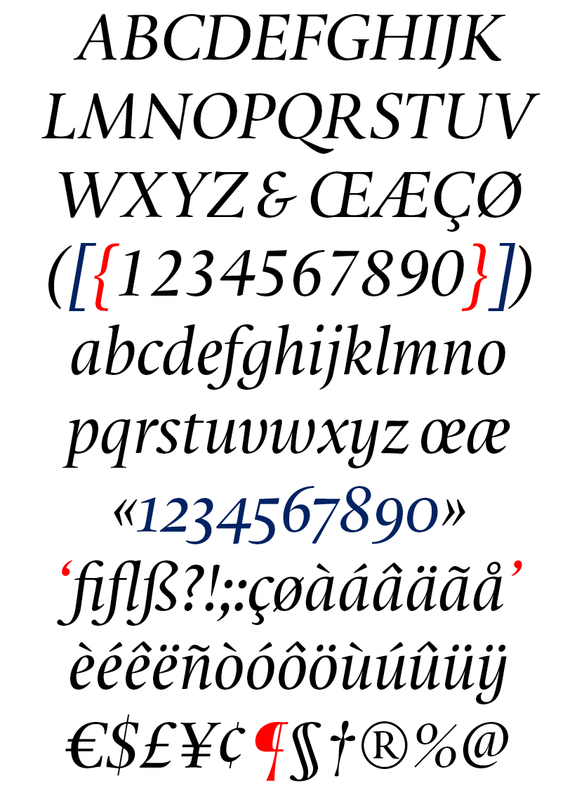 DTL Porta News Display Regular Italic