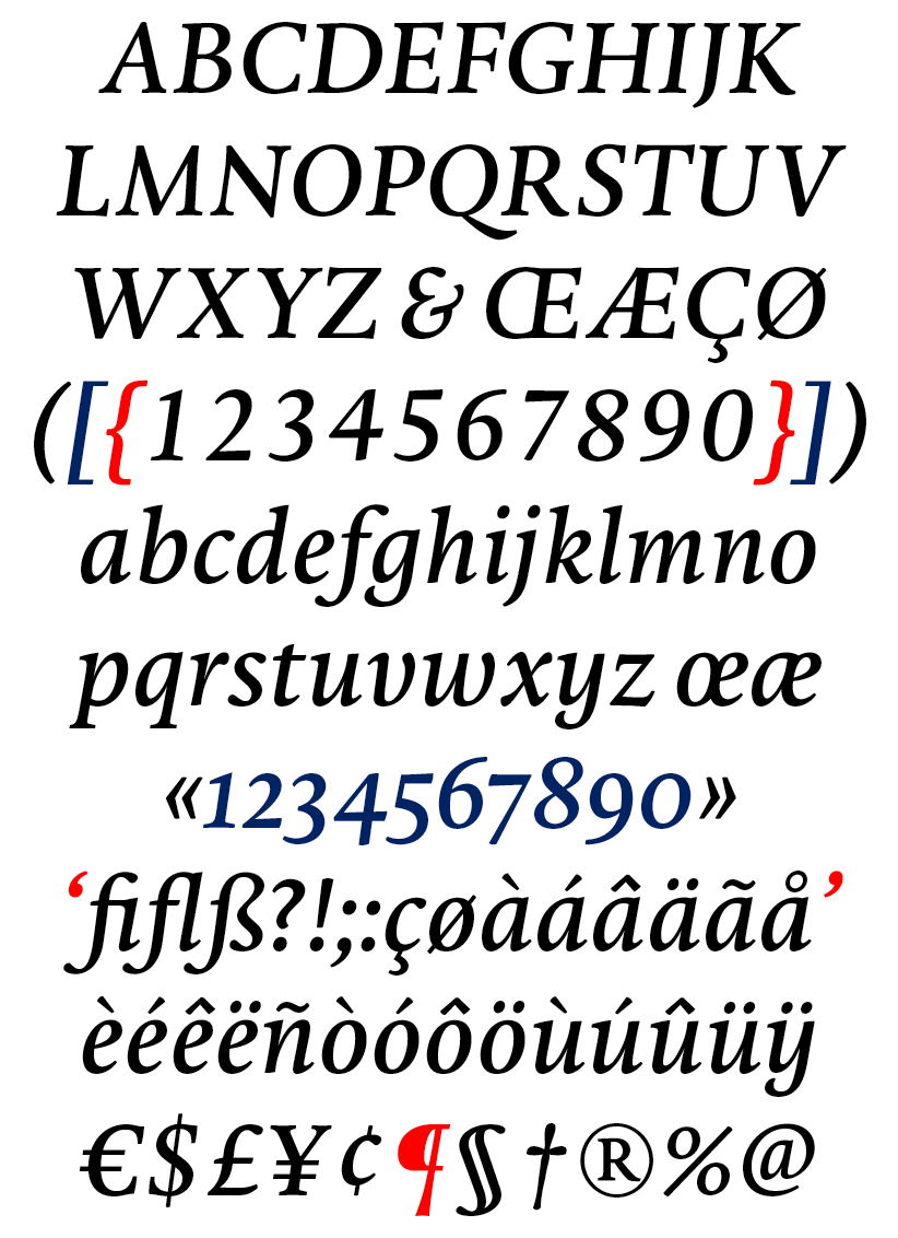 DTL Porta News Text Medium Italic