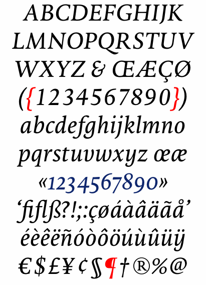 DTL Porta News Text Regular Italic