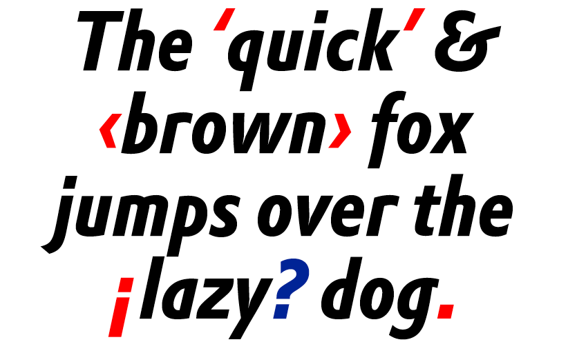 DTL Prokyon Condensed Bold Italic