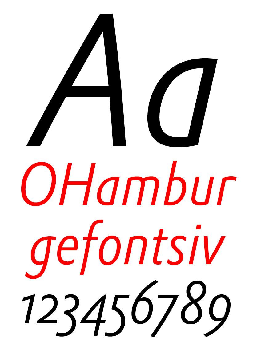 DTL Prokyon Condensed Light Italic