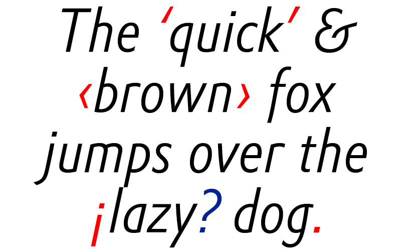 DTL Prokyon Condensed Light Italic