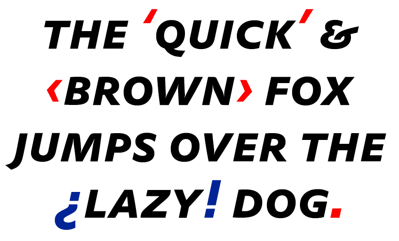 DTL Prokyon Caps Bold Italic