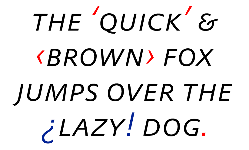 DTL Prokyon Caps Light Italic