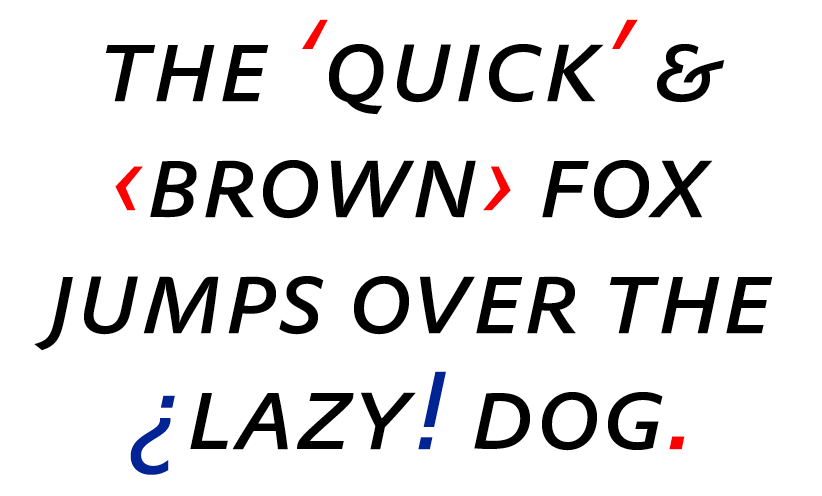 DTL Prokyon Caps Regular Italic