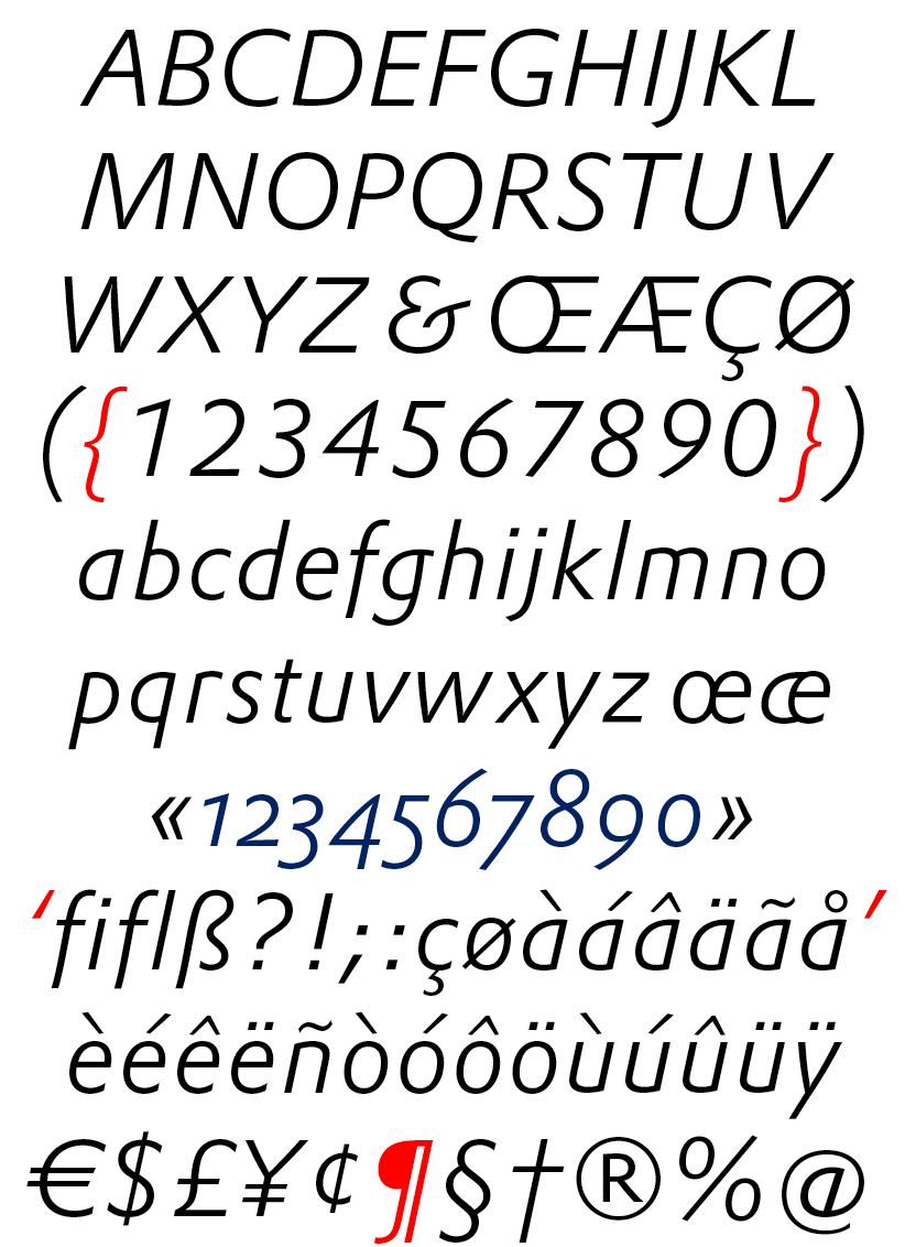 DTL Prokyon Light Italic