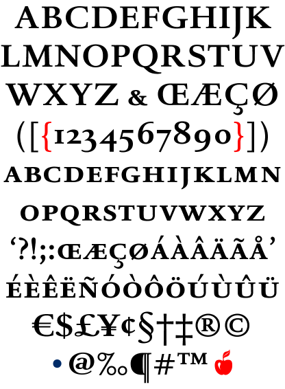 DTL Romulus Text Caps Bold