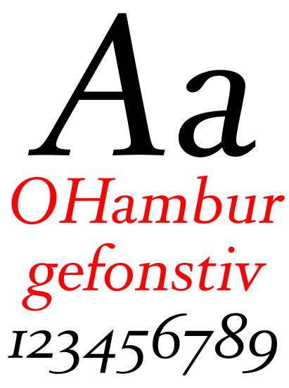 DTL Romulus Text Regular Italic